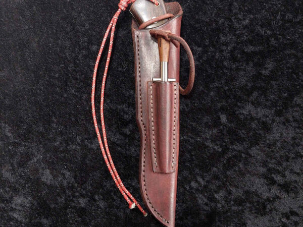 Leather knife pouch